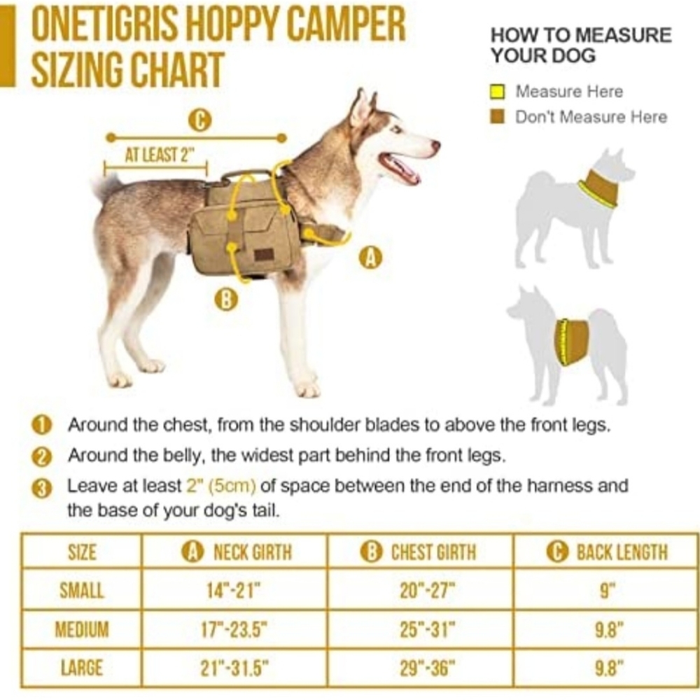 New One Tigris Tactical Harness Vest Dog L - Picture 5 of 11